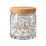 Bamboo Lid Glass Jar